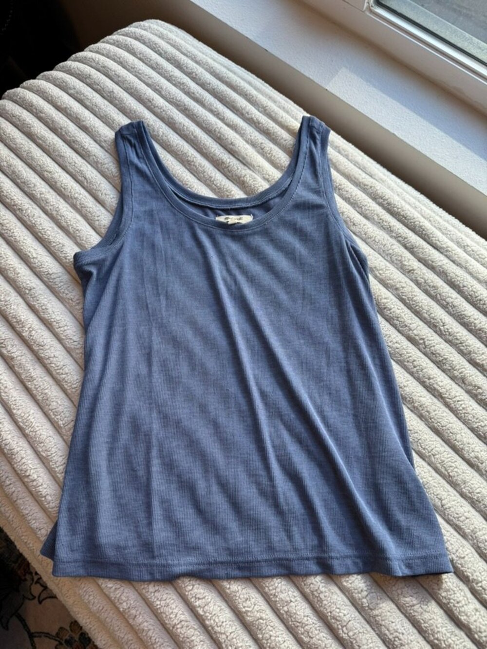 Madewell Blue Tank Top Size Small